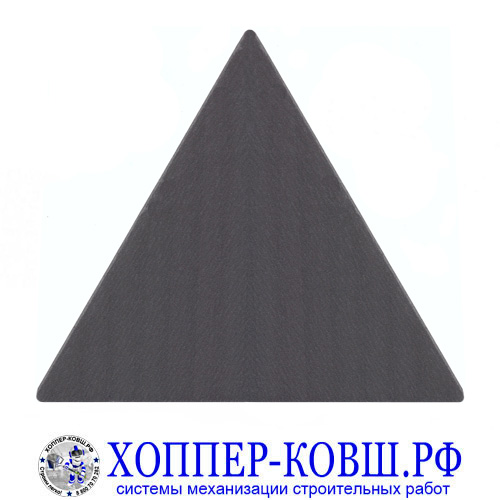 Шлифовальный абразив треугольный TRIDR-290 мм на пластике с липучкой