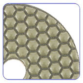 Круги алмазные гибкие для сухой шлифовки АГШК-черепашка