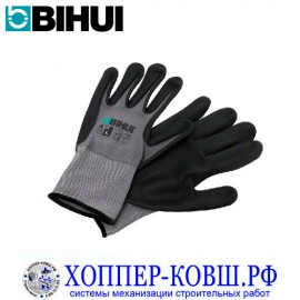Перчатки BIHUI прорезиненные TGDL, TGDXL