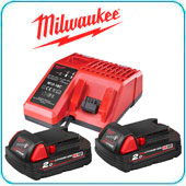 Аккумуляторы, зарядные устройства Milwaukee