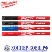 Ручка Milwaukee INKZALL с тонким стержнем 4 шт. 48223165