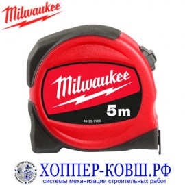 Рулетка Milwaukee SLIM 5 м, ширина 25 мм арт. 48227706