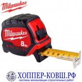 Рулетка Milwaukee WIDE BLADE с широким полотном 8м 4932471816