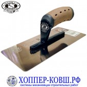 Кельма венецианская Olejnik Premium, полотно 0,65 мм, ручка из кожи