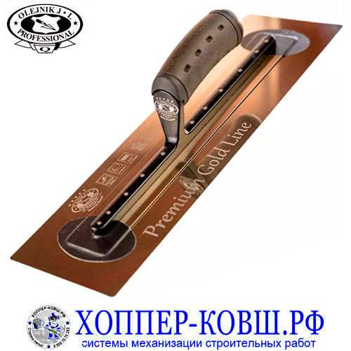 Кельма Olejnik Medium Flex ручка из кожи, нержавещая сталь 0,4 мм